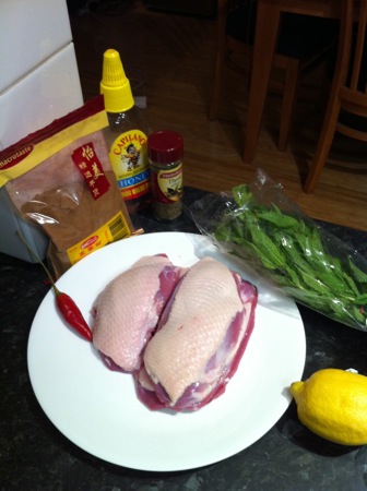 Duck ingredients