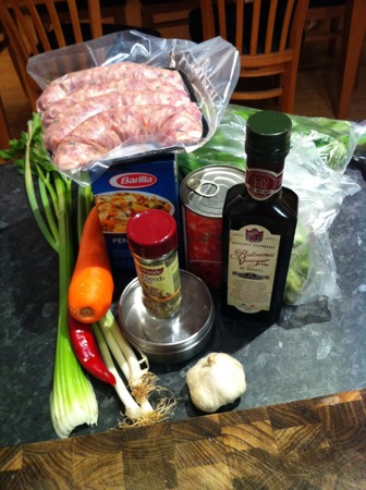 Pasta ingredients