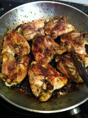 Finished chicken