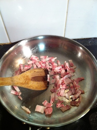 Cooking bacon