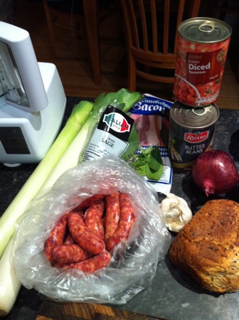 Cassoulet ingredients