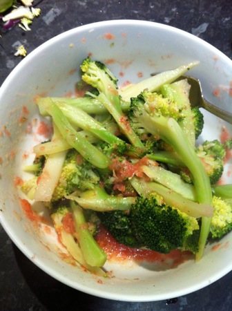 Finished broccoli salad