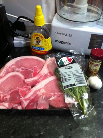 Pork chop ingredients
