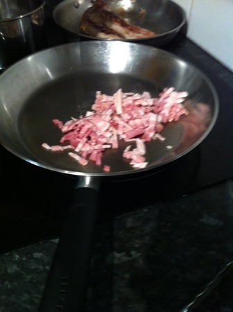 Cooking bacon