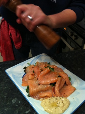 Seasoning the platter