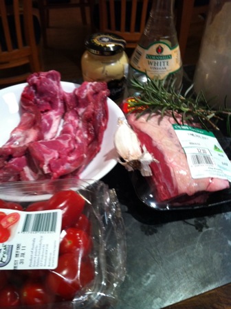 Lamb ingredients