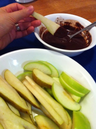 Chocolate fondue