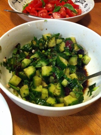 Cucumber salad