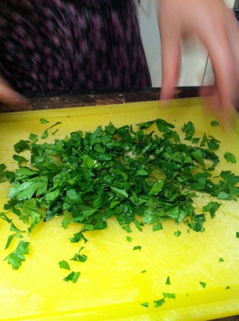 Chopped parsley