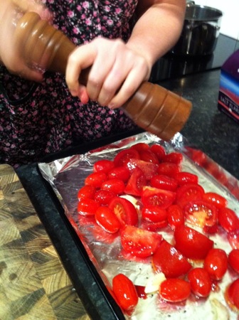 Seasoning tomatoes