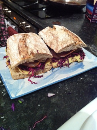 Finished sandwiches