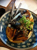 Eggplant with sweet miso