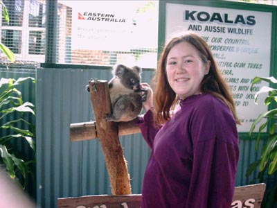 Me and a koala