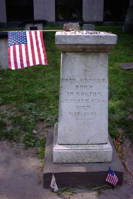 Paul Revere's grave