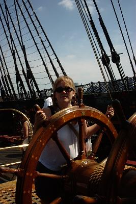 Me on Old Ironsides