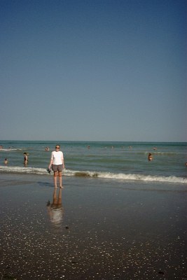Me on the Lido beach