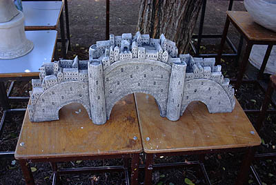 Paper clay castle