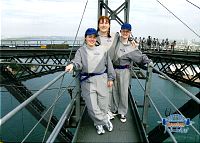 On top of the Sydney Harbour Bridge