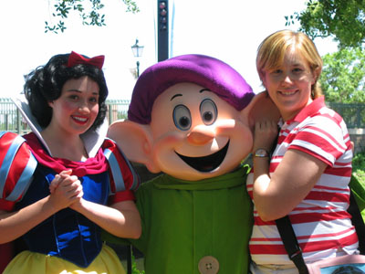 Me, Dopey, and Snow White