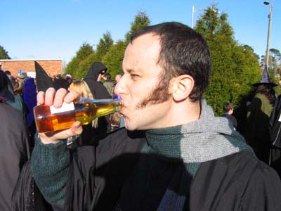 Sampling the butterbeer