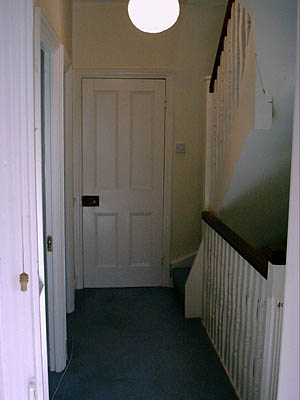 Upstairs hallway...