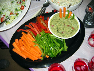 Crudite and Guacamole