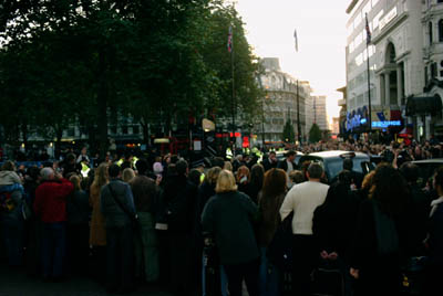 Cars start to arrive