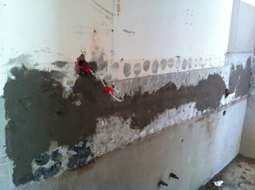 Plastering