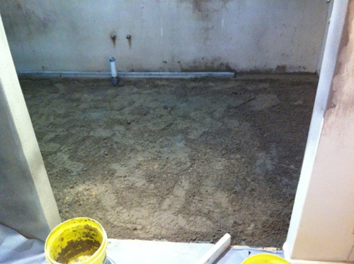 Concrete floor