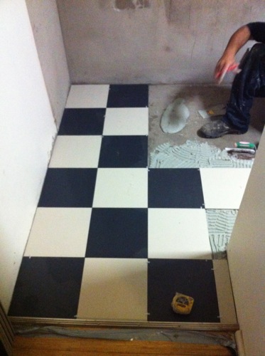 Tile floor