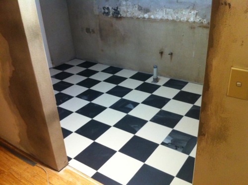 Tile floor