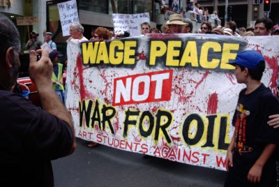 Wage Peace NOT War for Oil!