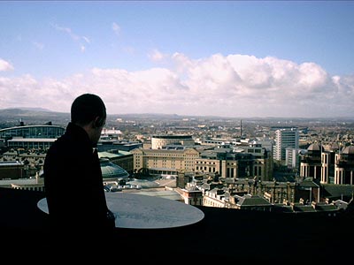 Snookums admiring the architecture