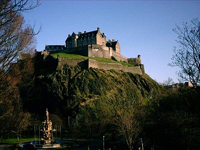 Castle from Princes Street Gardens