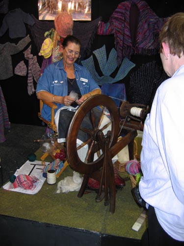 Spinning wool