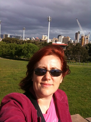 Me and the Adelaide Cricket Oval