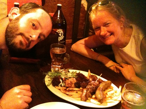 Snookums and Eileen at Bo's Saloon