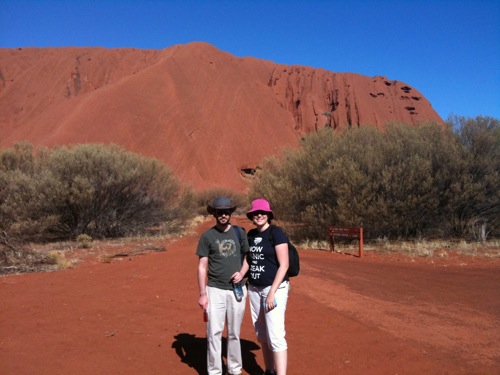 Me and Snookums at Uluru