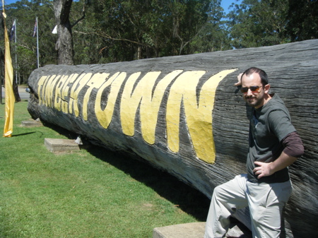 The big log at Timbertown