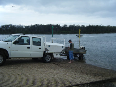 Launching the tinny