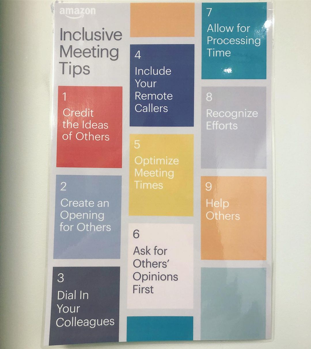 Inclusive meeting tips