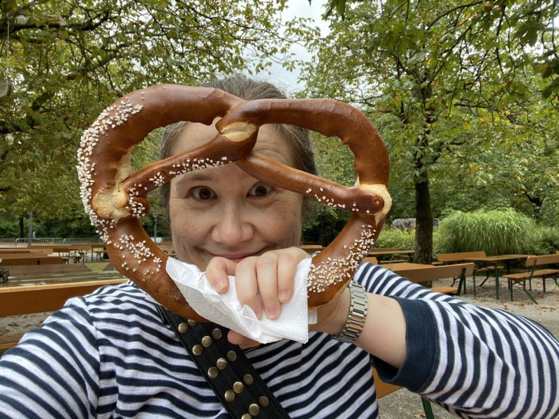 Giant pretzel