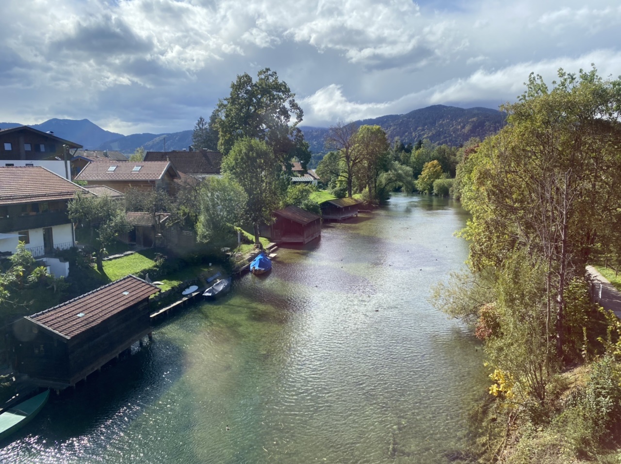 Walking into Tegernsee