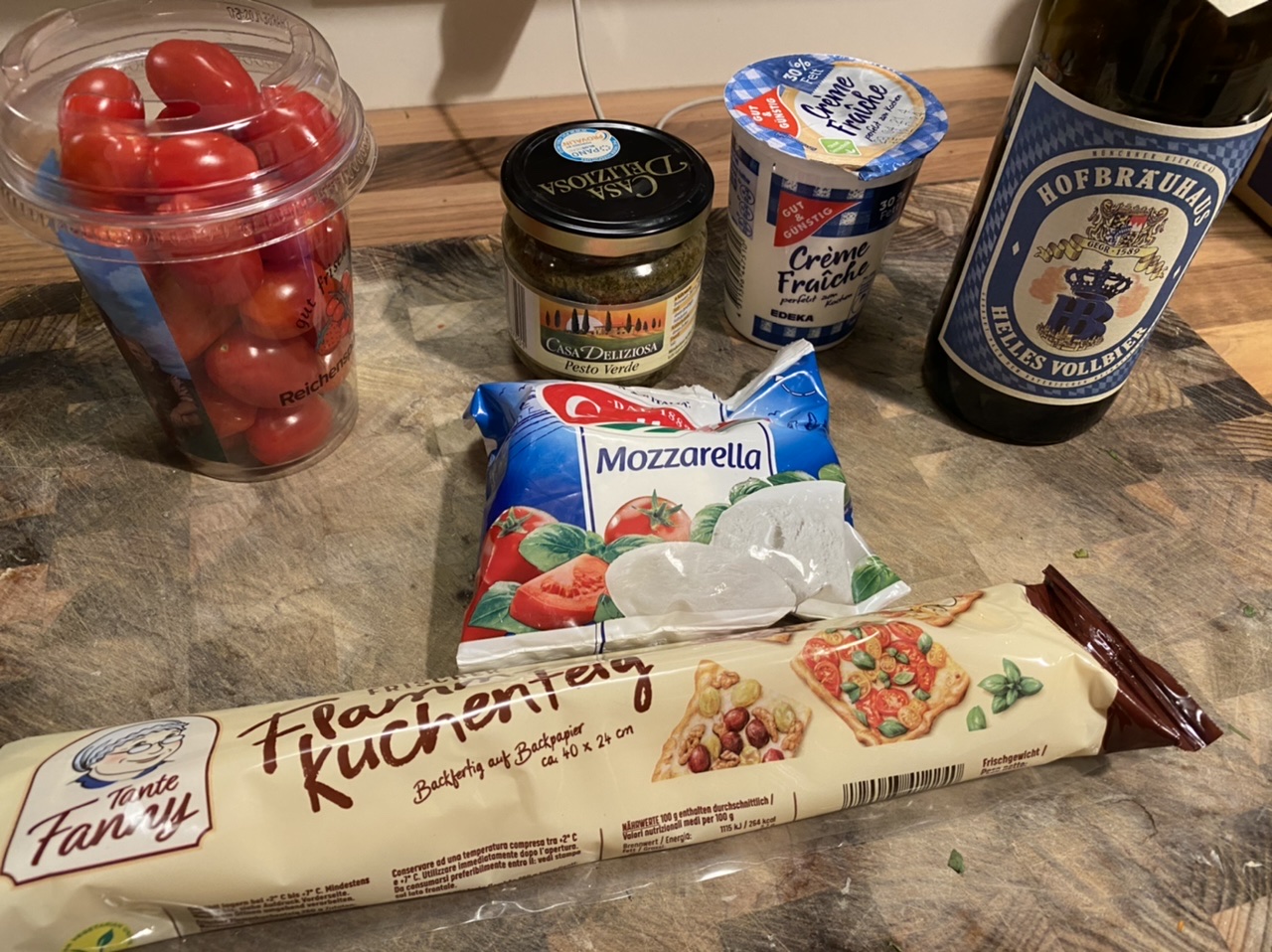 Flammkuchen ingredients