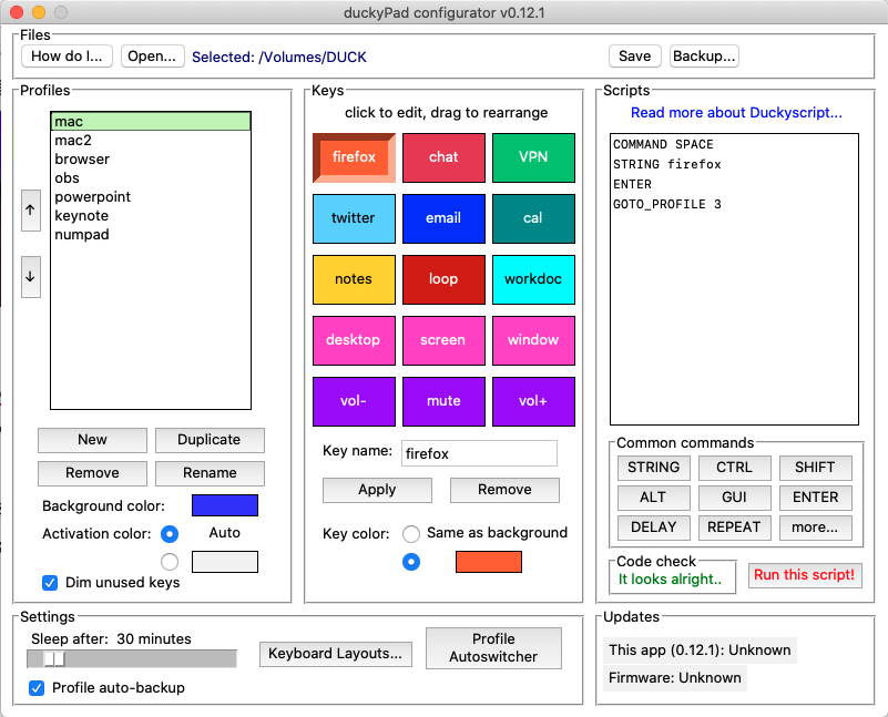 duckyPad configurator