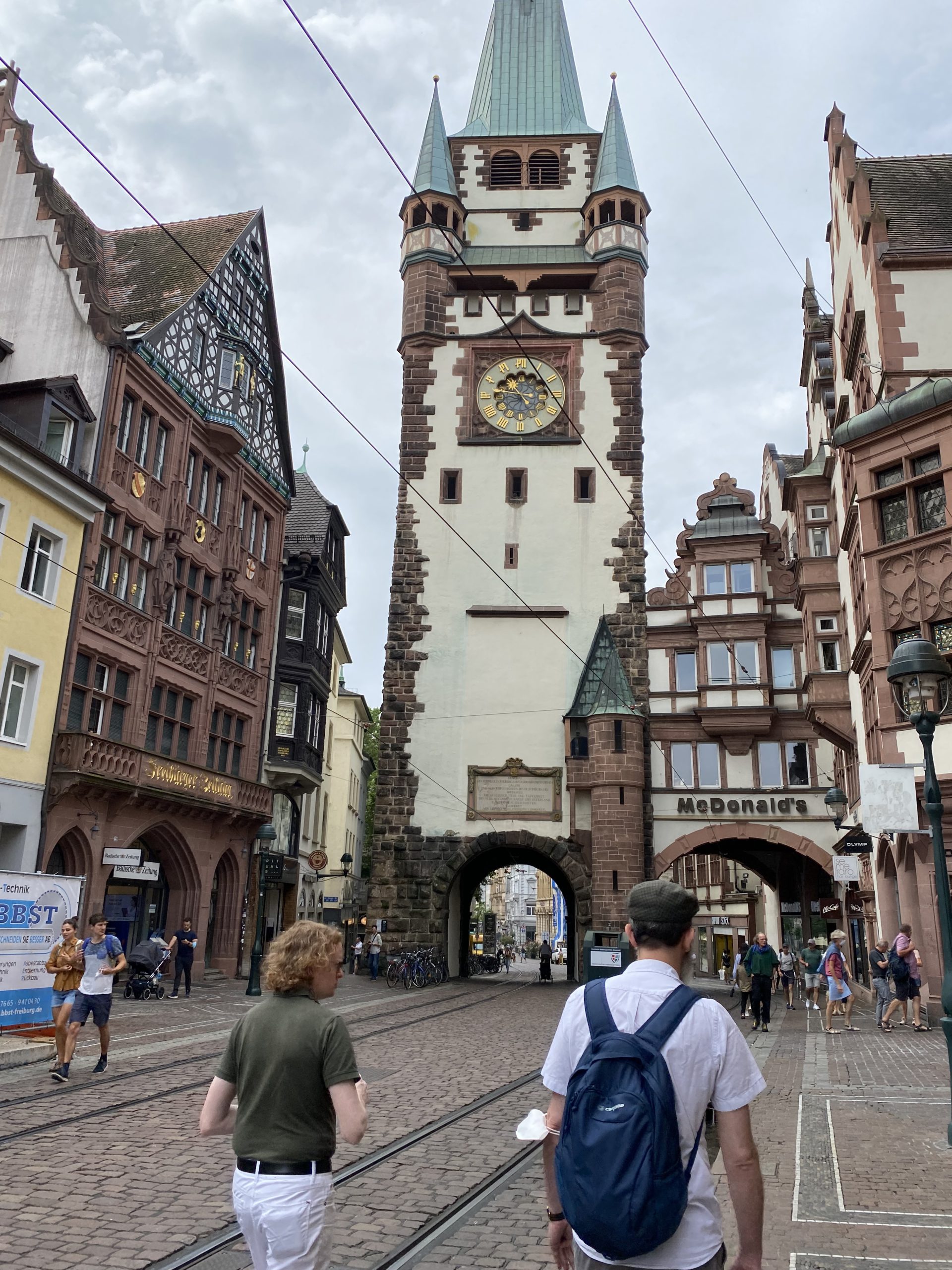 The old town in Freiburg