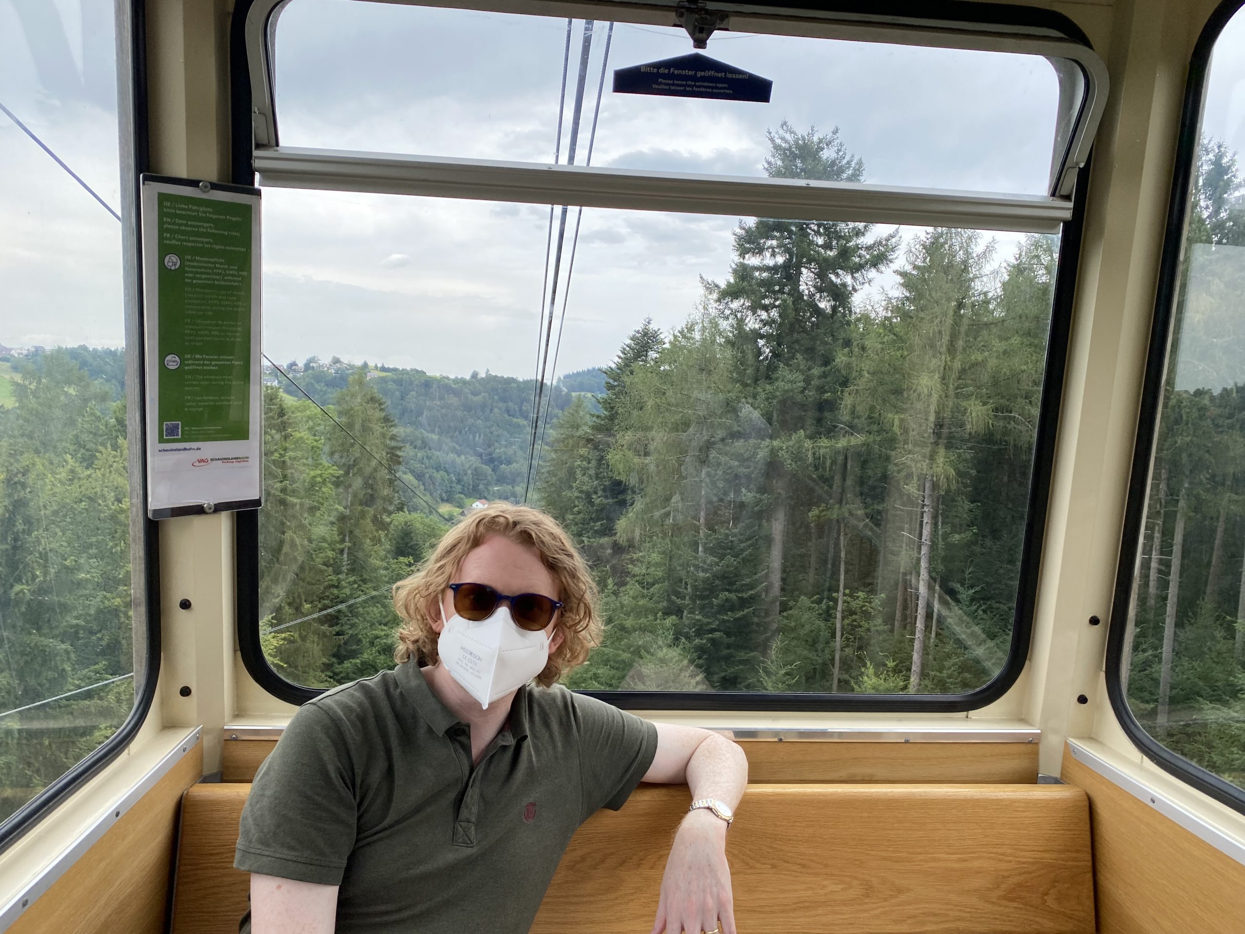 Scott on the Schauinslandbahn