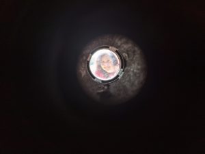 Me in the telescope