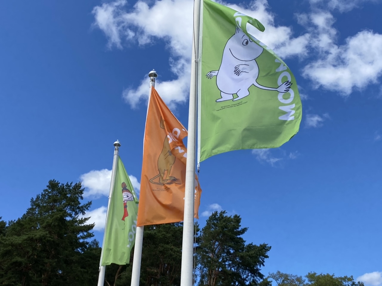 Moomin flags