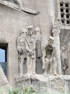 Sculptures at Sagrada Familia